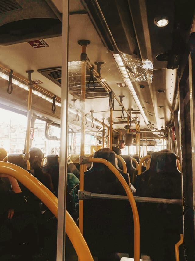 Photo by Raphael Brasileiro: https://www.pexels.com/photo/inside-public-transportation-2486402/